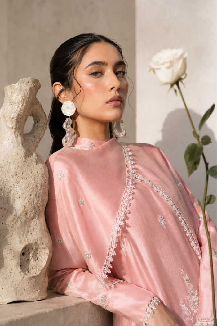 Pink silk elegance
