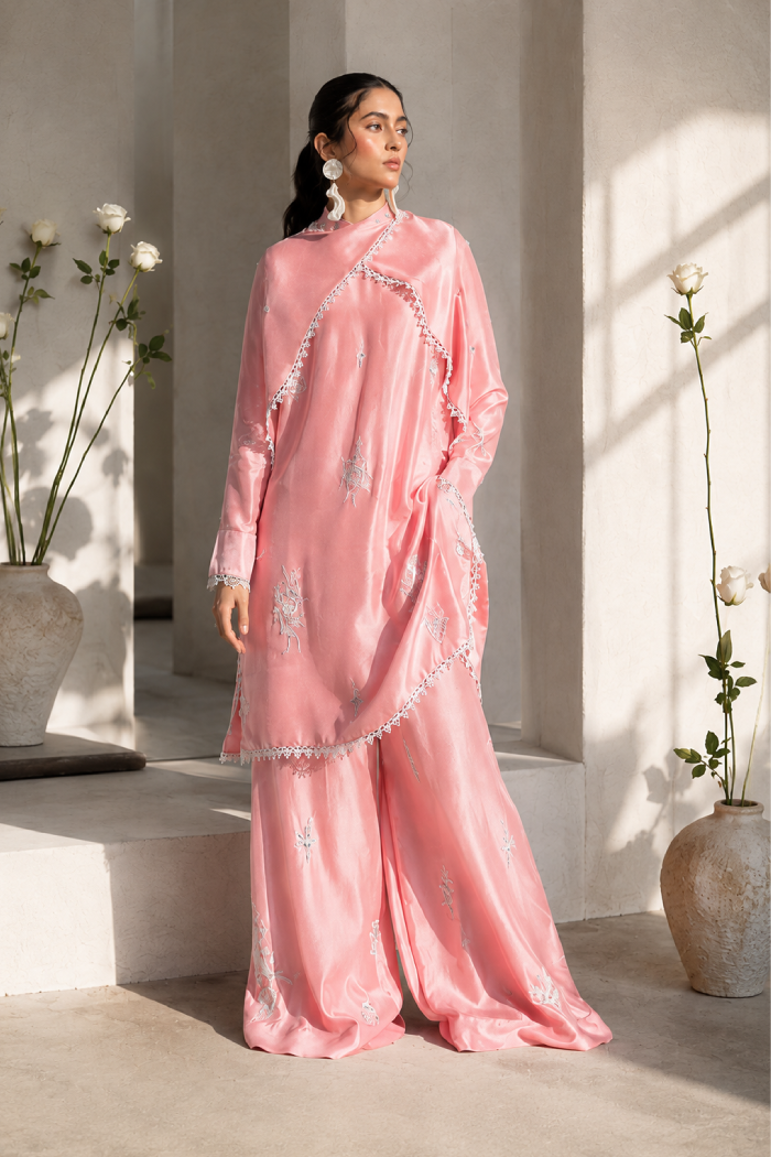 Pink silk elegance