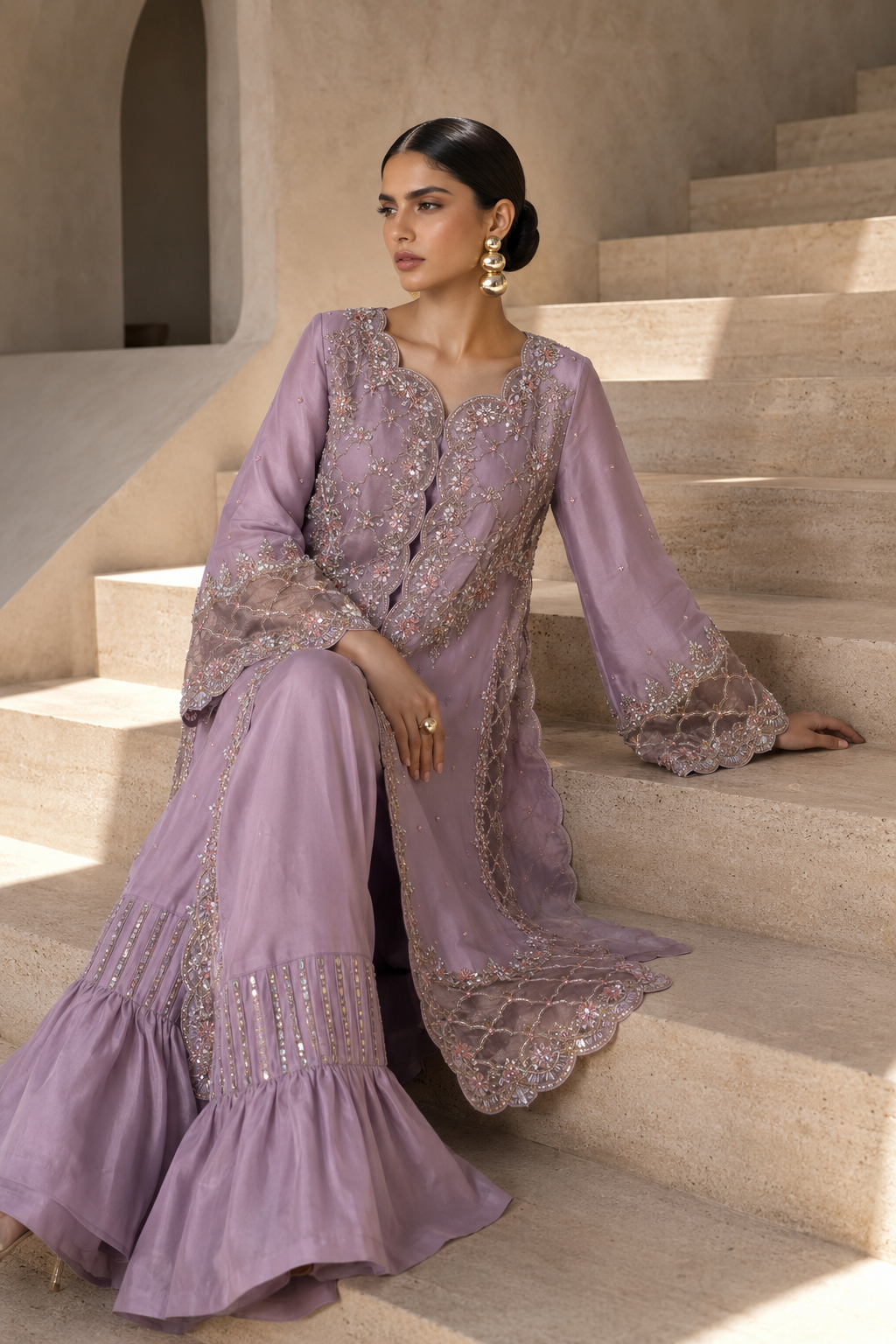 Lilac Veil - Ahsan Nazir Occasion
