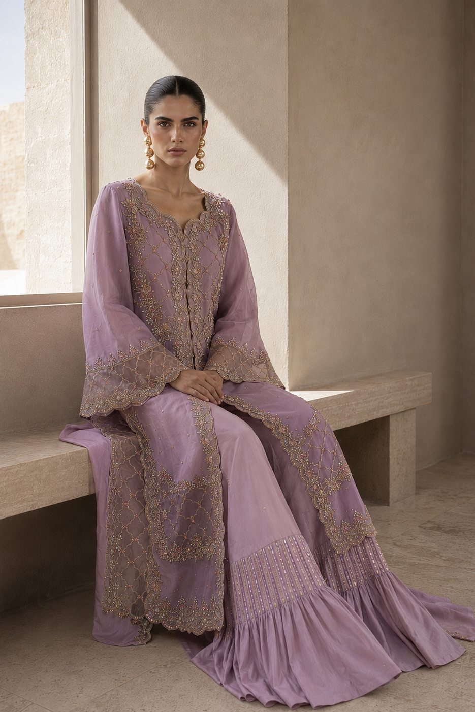 Lilac Veil - Ahsan Nazir Occasion
